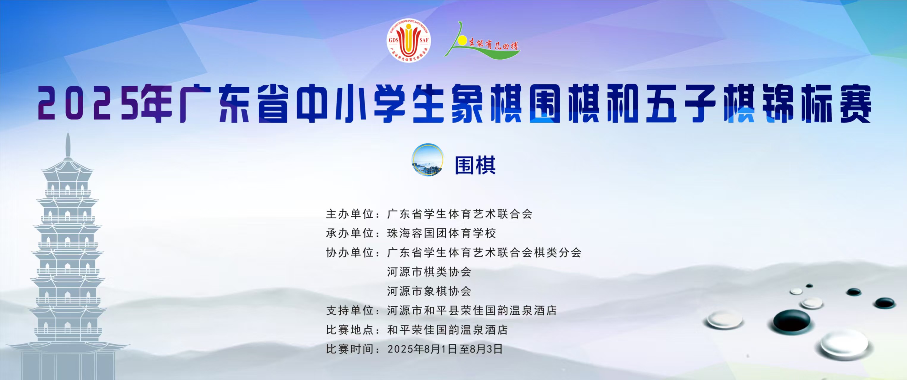 2025年广东省中小学生象棋围棋和五子棋锦标赛(围棋)